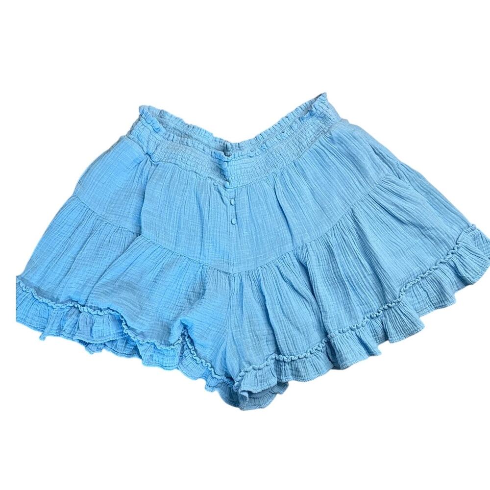 American Eagle Ruffled Skort Size XL in Blue